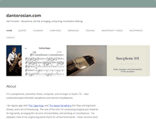 Tablet Screenshot of dantorosian.com